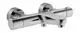 HANSA-Wafue-und-Brausebatterie-HANSAPRISMA-5810-Ausladung-182-mm-DN15-Chrom-58102101 gallery number 1